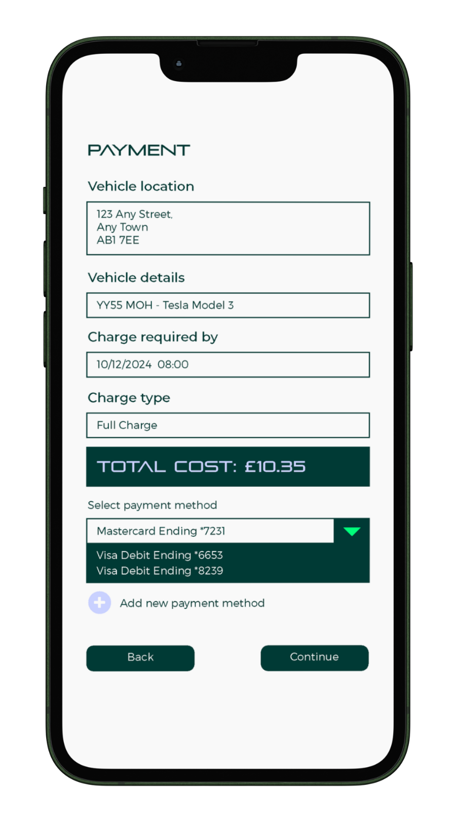 5 Topup-EV App Mock - Payment